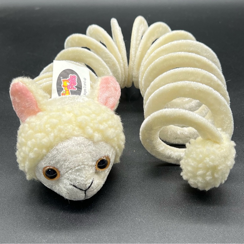 Vintage 1998 Slinky Pets “BAA” Sheep/Lamb Collectible Plush Toy - Retired